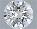 Diamante Natural 0.71 quilates, Redondo , Color E, claridad VVS2 y certificado GIA