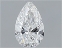 Diamante Natural 0.50 quilates, De pera , Color E, claridad SI2 y certificado GIA