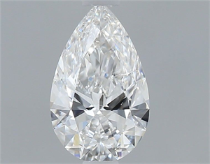 Foto Diamante Natural 0.50 quilates, De pera , Color E, claridad SI2 y certificado GIA de