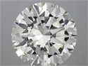 Natural Diamond 2.19 Carats, Round with Excellent Cut, J Color, VVS2 Clarity and Certified by GIA