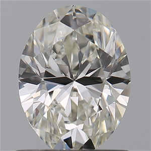 Picture of Natural Diamond 0.80 Carats, Oval with  Cut, I Color, VVS1 Clarity and Certified by GIA