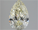 Natural Diamond 3.01 Carats, Pear with  Cut, L Color, SI1 Clarity and Certified by IGI