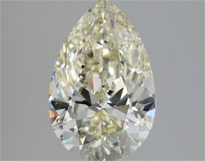 Picture of Natural Diamond 3.01 Carats, Pear with  Cut, L Color, SI1 Clarity and Certified by IGI