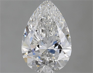 Foto Diamante Natural 1.01 quilates, De pera , Color F, claridad SI2 y certificado GIA de