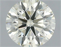 Diamante Natural 0.70 quilates, Redondo , Color K, claridad SI1 y certificado IGI