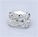Diamante Natural 1.01 quilates, Del cojín , Color G, claridad SI1 y certificado GIA