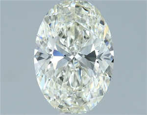 Picture of Natural Diamond 1.08 Carats, Oval with  Cut, J Color, VS1 Clarity and Certified by IGI