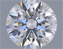 Diamante Natural 0.52 quilates, Redondo , Color G, claridad VS2 y certificado GIA