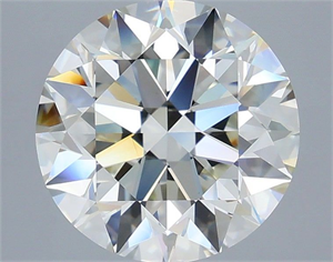 Foto Diamante Natural 4.01 quilates, Redondo , Color I, claridad VVS2 y certificado IGI de