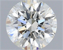 Natural Diamond 0.43 Carats, Round with Excellent Cut, G Color, SI1 Clarity and Certified by IGI