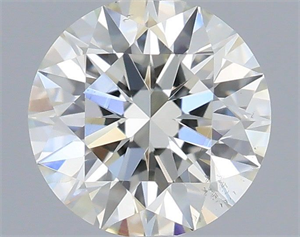 Picture of Natural Diamond 0.43 Carats, Round with Excellent Cut, G Color, SI1 Clarity and Certified by IGI