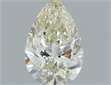 Natural Diamond 0.55 Carats, Pear with  Cut, J Color, VS1 Clarity and Certified by IGI