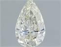 Natural Diamond 0.51 Carats, Pear with  Cut, J Color, VVS2 Clarity and Certified by IGI