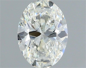 Picture of Natural Diamond 0.45 Carats, Oval with  Cut, H Color, VS2 Clarity and Certified by IGI