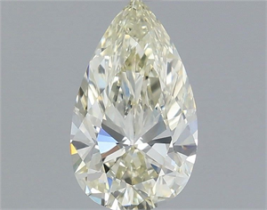 Picture of Natural Diamond 0.59 Carats, Pear with  Cut, J Color, VVS2 Clarity and Certified by IGI