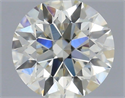 Natural Diamond 0.46 Carats, Round with Excellent Cut, I Color, VVS2 Clarity and Certified by IGI