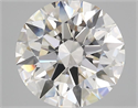 Diamante Natural 4.14 quilates, Redondo , Color I, claridad IF y certificado GIA