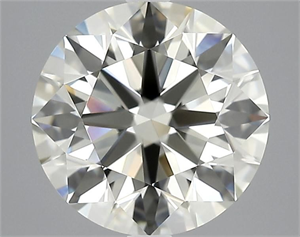 Picture of Natural Diamond 3.51 Carats, Round with Excellent Cut, L Color, IF Clarity and Certified by IGI