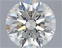 Natural Diamond 0.44 Carats, Round with Excellent Cut, H Color, VS1 Clarity and Certified by IGI