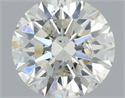 Natural Diamond 0.41 Carats, Round with Excellent Cut, I Color, SI2 Clarity and Certified by IGI