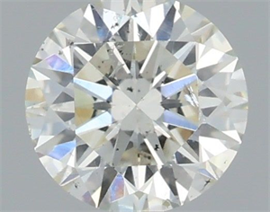 Picture of Natural Diamond 0.41 Carats, Round with Excellent Cut, I Color, SI2 Clarity and Certified by IGI