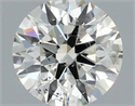 Natural Diamond 0.40 Carats, Round with Excellent Cut, K Color, SI2 Clarity and Certified by IGI