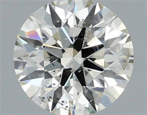Picture of Natural Diamond 0.40 Carats, Round with Excellent Cut, K Color, SI2 Clarity and Certified by IGI