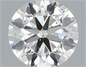 Diamante Natural 0.40 quilates, Redondo , Color K, claridad SI2 y certificado IGI