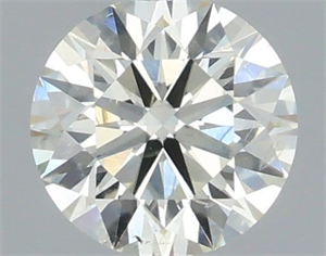 Picture of Natural Diamond 0.40 Carats, Round with Excellent Cut, L Color, SI2 Clarity and Certified by IGI