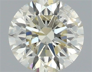 Picture of Natural Diamond 0.41 Carats, Round with Excellent Cut, M Color, SI2 Clarity and Certified by IGI