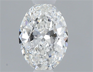 Picture of Natural Diamond 0.40 Carats, Oval with  Cut, F Color, IF Clarity and Certified by GIA