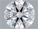 Natural Diamond 0.93 Carats, Round with Excellent Cut, F Color, SI1 Clarity and Certified by GIA