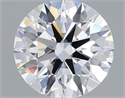 Lab Grown Diamond 1.07 Carats, Round with Ideal Cut, D Color, VS1 Clarity and Certified by IGI