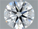 Lab Grown Diamond 1.10 Carats, Round with Ideal Cut, E Color, VS1 Clarity and Certified by IGI