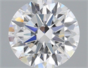 Lab Grown Diamond 1.11 Carats, Round with Excellent Cut, D Color, VVS2 Clarity and Certified by IGI