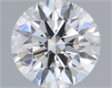 Lab Grown Diamond 1.41 Carats, Round with Excellent Cut, F Color, VVS2 Clarity and Certified by IGI
