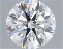 Lab Grown Diamond 1.41 Carats, Round with Ideal Cut, F Color, VVS2 Clarity and Certified by IGI