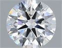 Lab Grown Diamond 1.41 Carats, Round with Ideal Cut, E Color, VVS2 Clarity and Certified by IGI