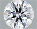 Lab Grown Diamond 1.03 Carats, Round with Ideal Cut, D Color, VS1 Clarity and Certified by IGI