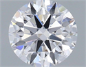 Lab Grown Diamond 1.02 Carats, Round with Ideal Cut, D Color, VS1 Clarity and Certified by IGI