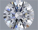 Lab Grown Diamond 1.02 Carats, Round with Ideal Cut, D Color, VS1 Clarity and Certified by IGI