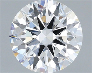 Picture of Lab Grown Diamond 1.02 Carats, Round with Excellent Cut, D Color, VS1 Clarity and Certified by IGI