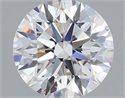 Lab Grown Diamond 1.07 Carats, Round with Excellent Cut, D Color, VS1 Clarity and Certified by IGI
