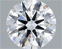 Lab Grown Diamond 1.02 Carats, Round with Ideal Cut, D Color, VS1 Clarity and Certified by IGI