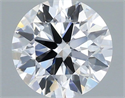 Lab Grown Diamond 1.02 Carats, Round with Ideal Cut, D Color, VS1 Clarity and Certified by IGI
