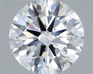 Picture of Lab Grown Diamond 1.02 Carats, Round with Ideal Cut, D Color, VS1 Clarity and Certified by IGI