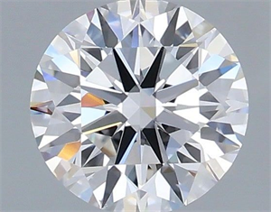 Picture of Lab Grown Diamond 1.02 Carats, Round with Ideal Cut, D Color, VS1 Clarity and Certified by IGI