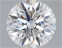 Lab Grown Diamond 1.02 Carats, Round with Excellent Cut, D Color, VS1 Clarity and Certified by IGI