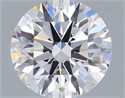 Lab Grown Diamond 1.02 Carats, Round with Ideal Cut, D Color, VS1 Clarity and Certified by IGI