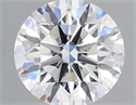 Lab Grown Diamond 1.07 Carats, Round with Ideal Cut, D Color, VS1 Clarity and Certified by IGI